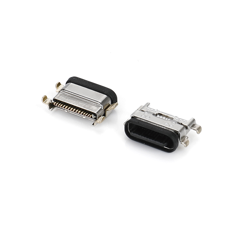 0716C-0573-WP TYPE CF 16P SMT 90度沉板露舌片防水款沉板1.13 L=7.60 IPX7