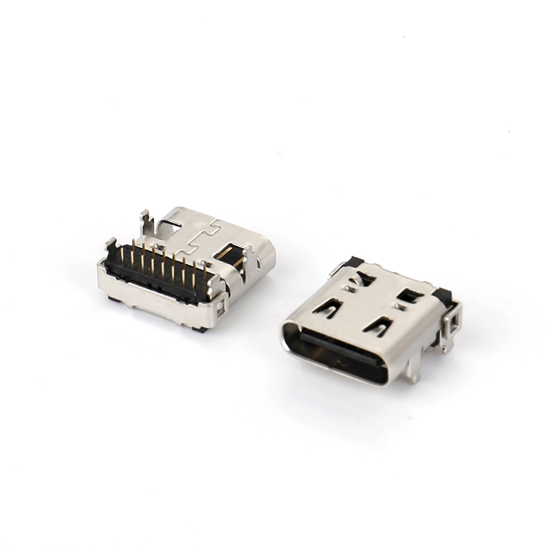 0716R-8610 TYPE CF 16P 雙排DIP 板上四腳插板 L8.97(帶彈片)